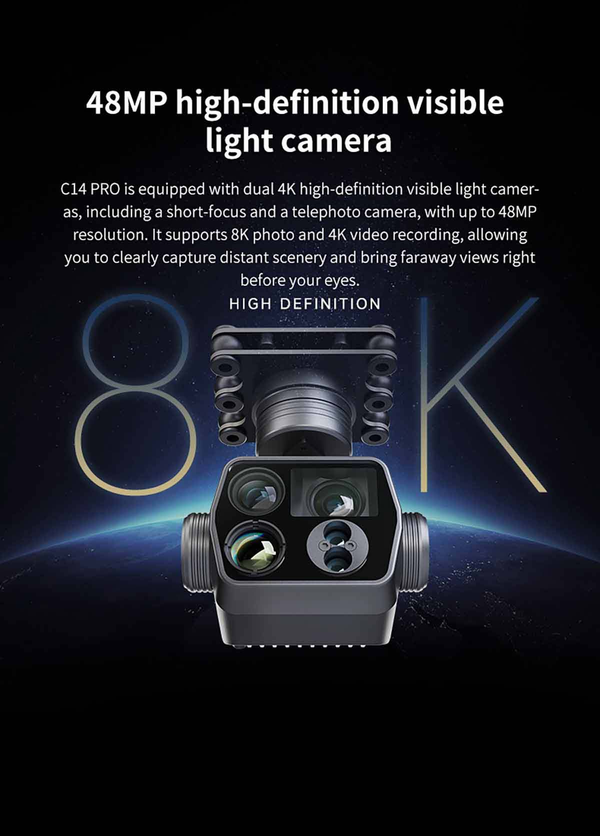 SKYDROID C14 Pro Gimbal Kamera