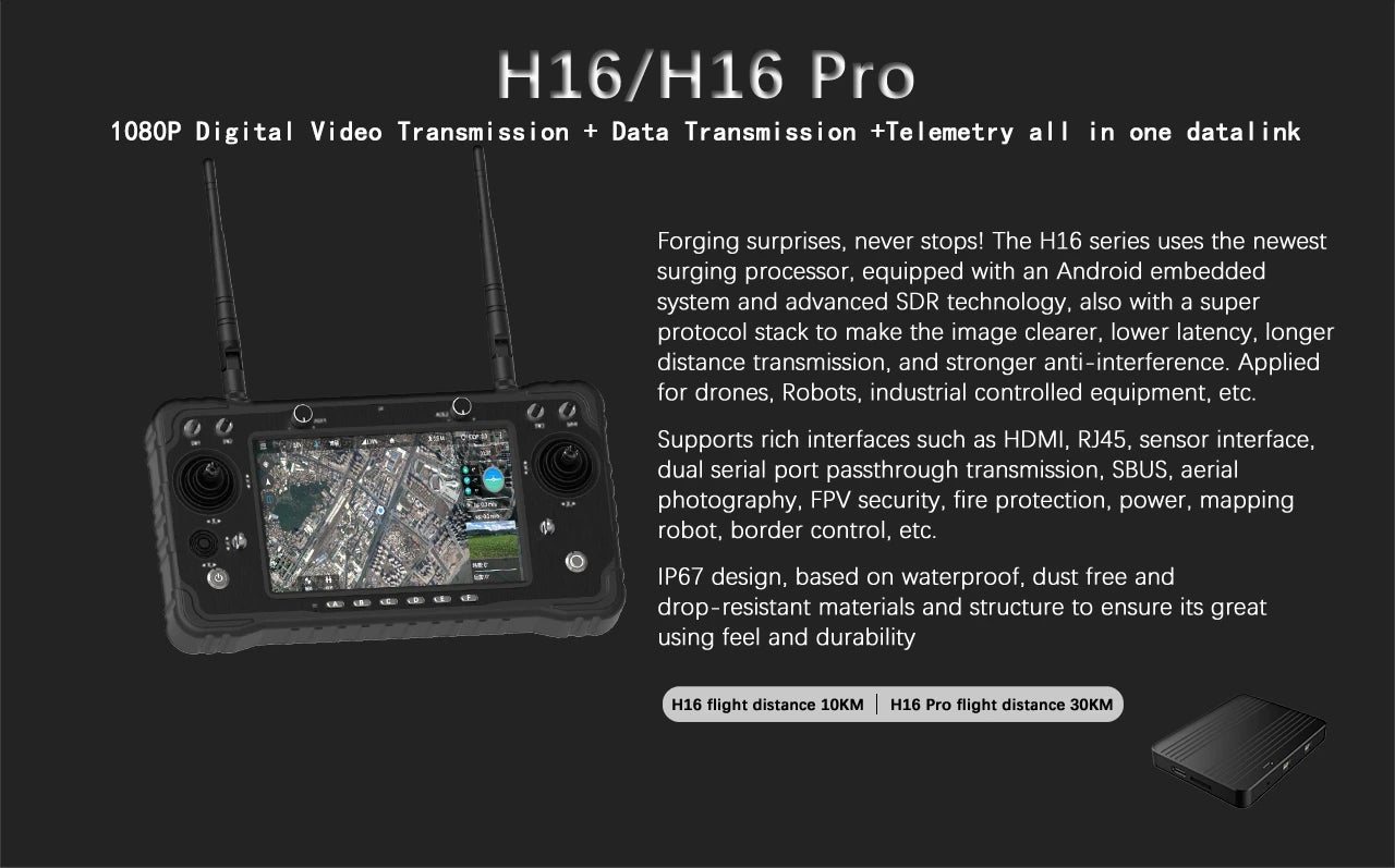 SKYDROID H16 HD Görüntü Aktarım Sistemi — Kamerasız