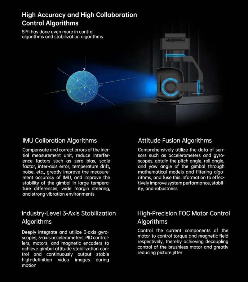 SIYI ZT6 Mini Optical Pod Dual Sensor Gimbal Camera