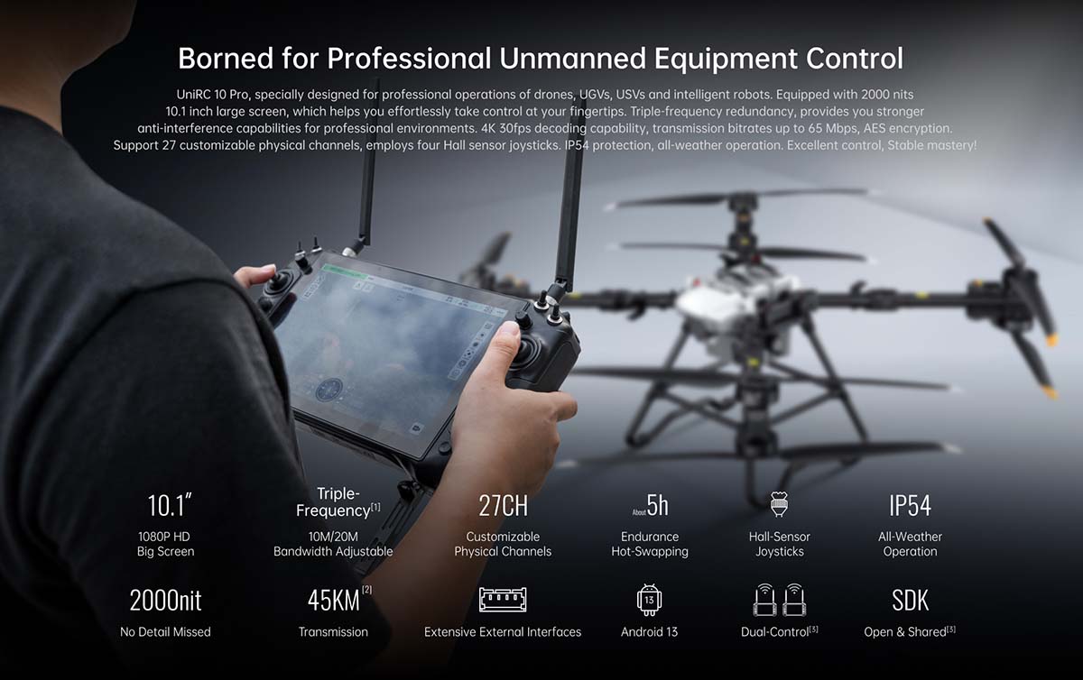 SIYI UniRC 10 Pro Uzaktan Kumanda