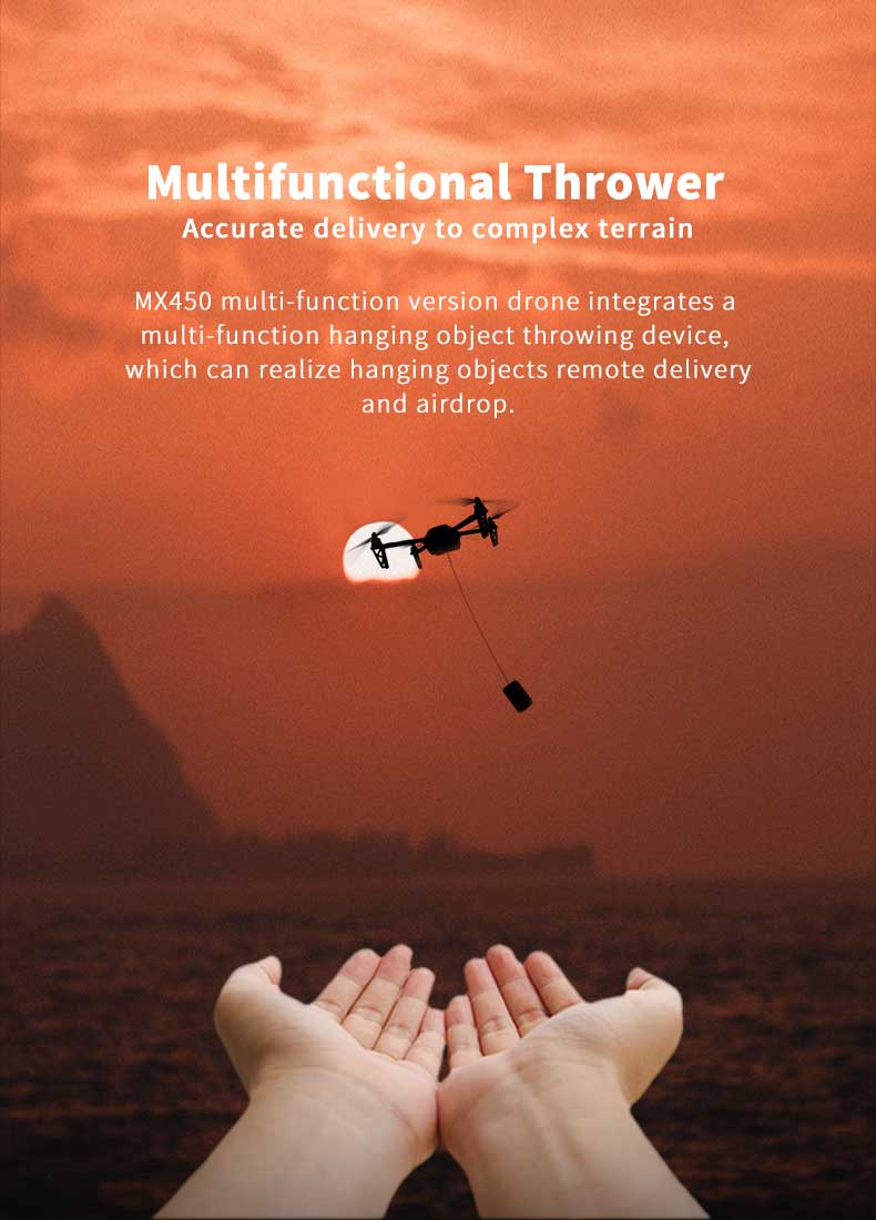 SKYDROID MX450 Quadcopter — MX450 Profesyonel Set-1 Pil