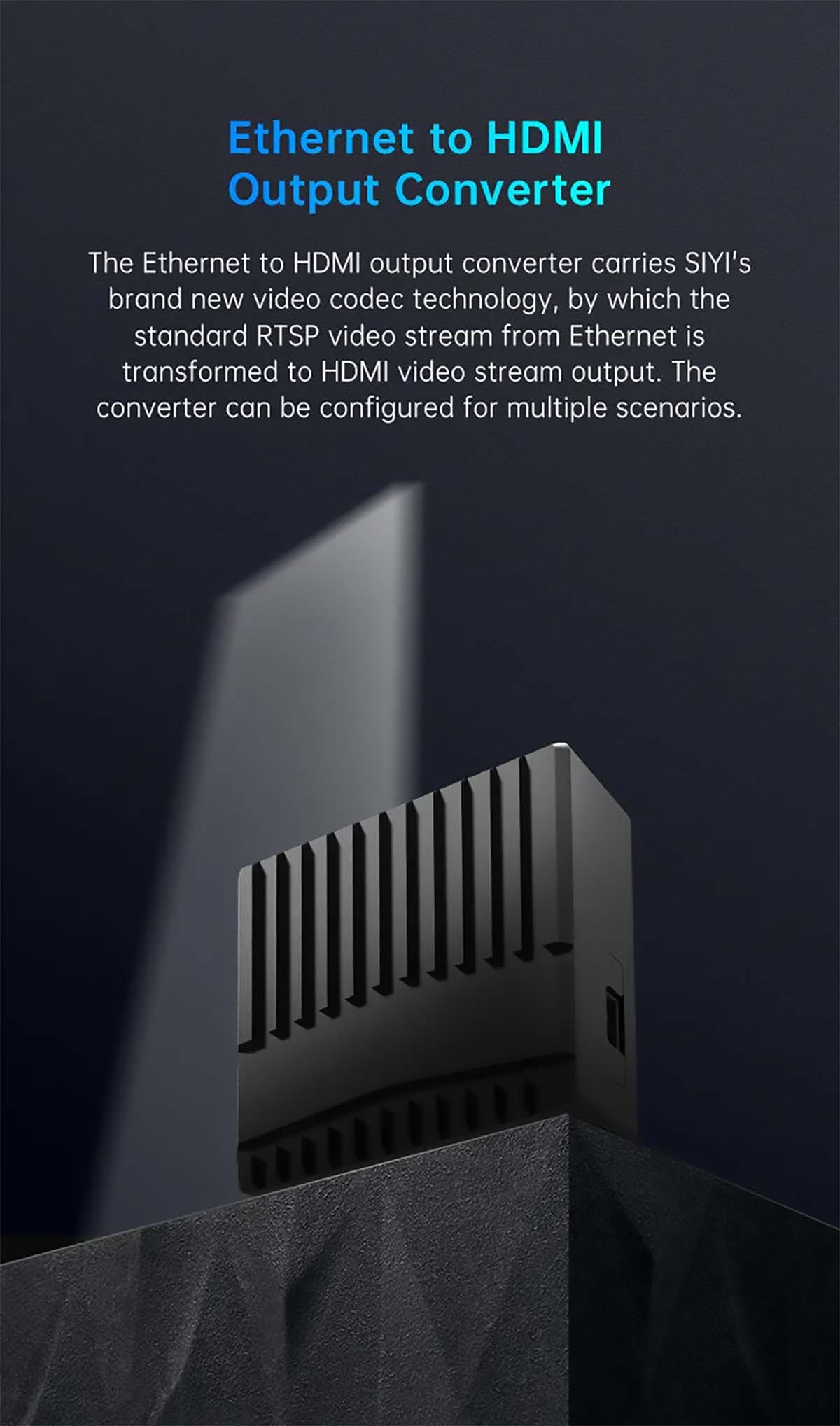 SIYI Ethernet–HDMI Dönüştürücü