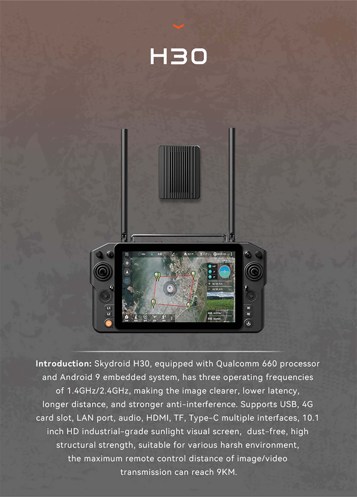 SKYDROID H30 Uzaktan Kumanda — Skydroid H30 Kumanda Seti