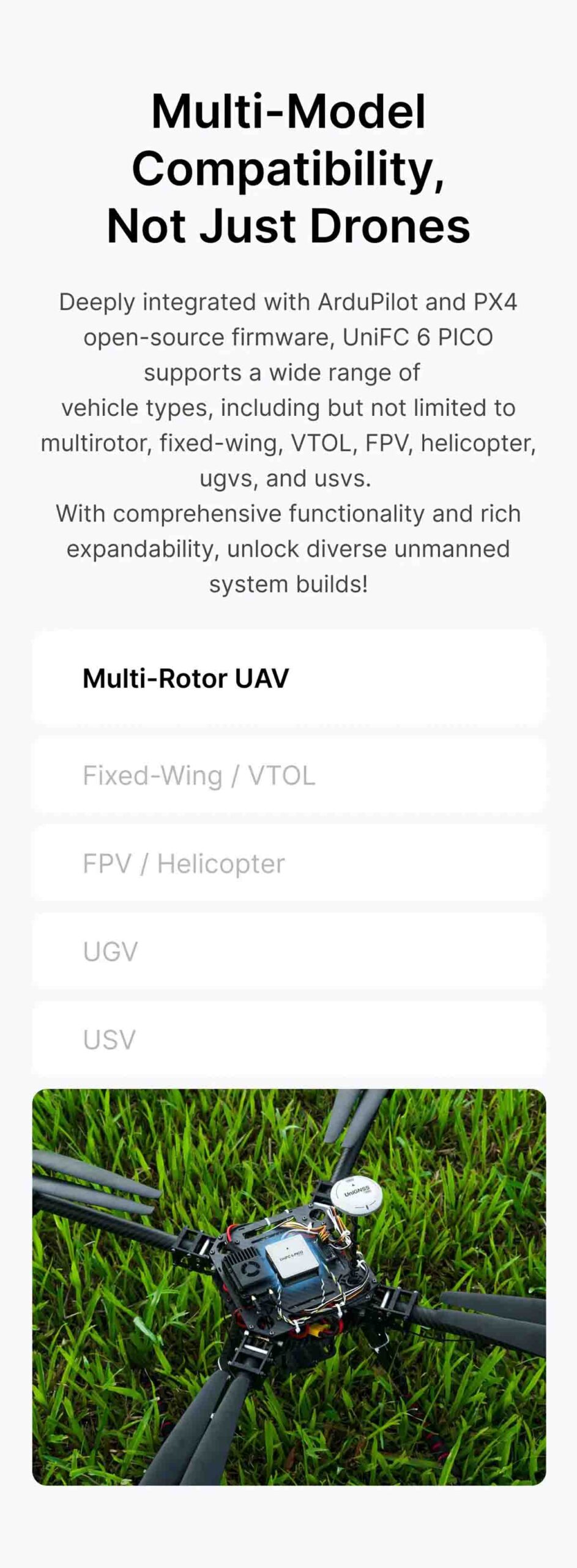 SIYI UniFC 6 PICO Autopilot Flight Controller
