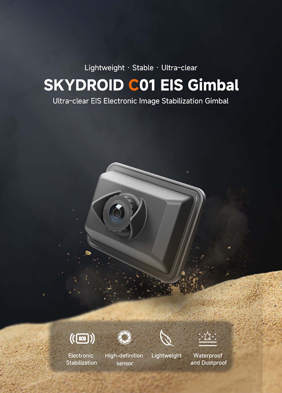SKYDROID C01 EIS Gimbal Kamera