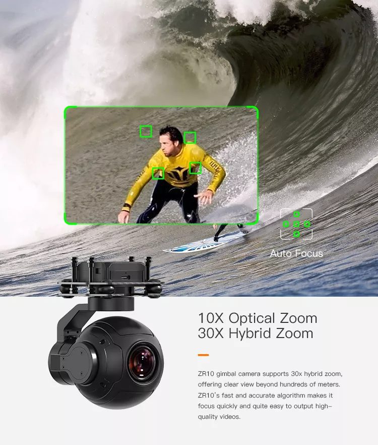 SIYI ZR10 2K 30X Yakınlaştırmalı Gimbal Kamera — ZR10