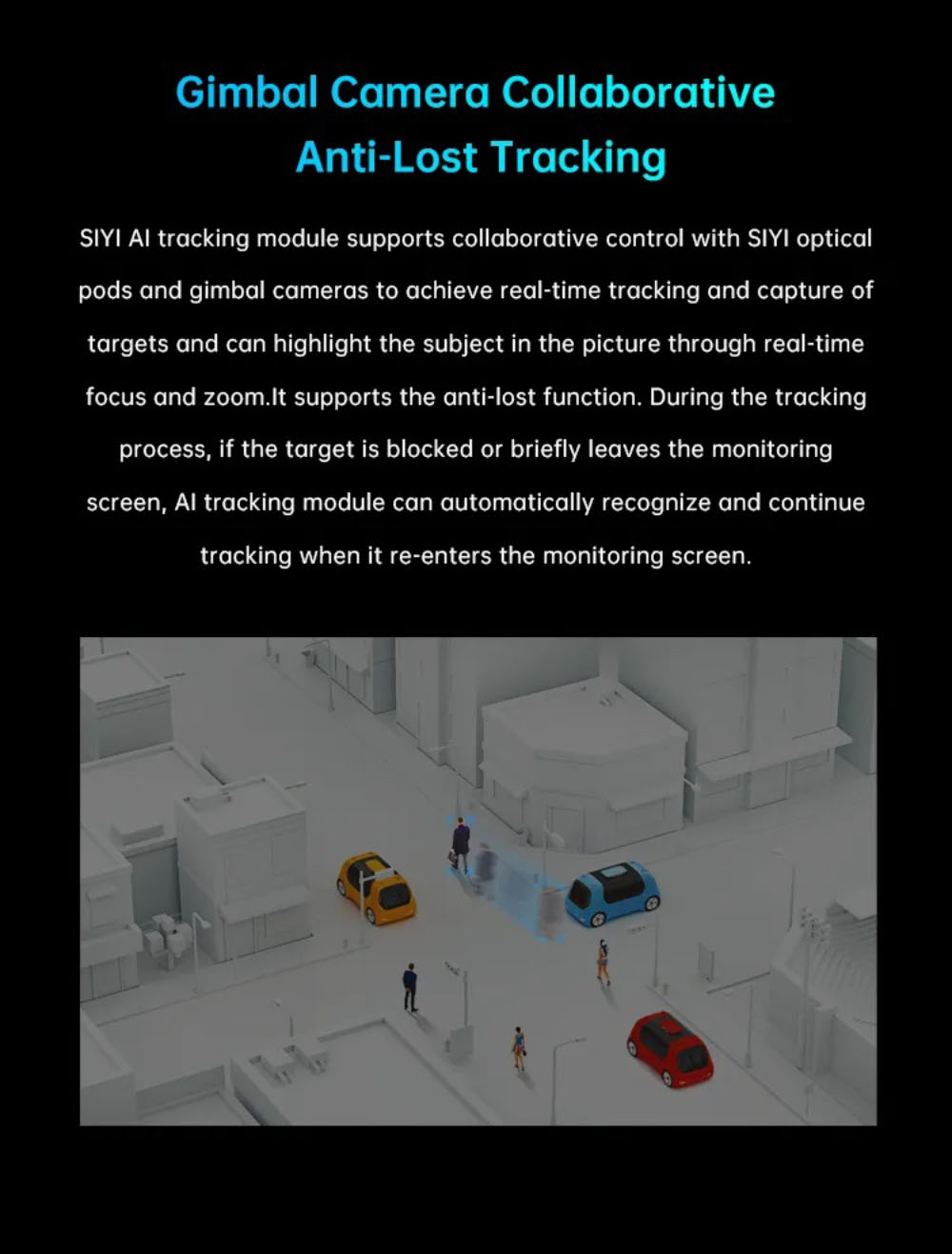 SIYI AI Tracking Yapay Zekâ Takip Modülü