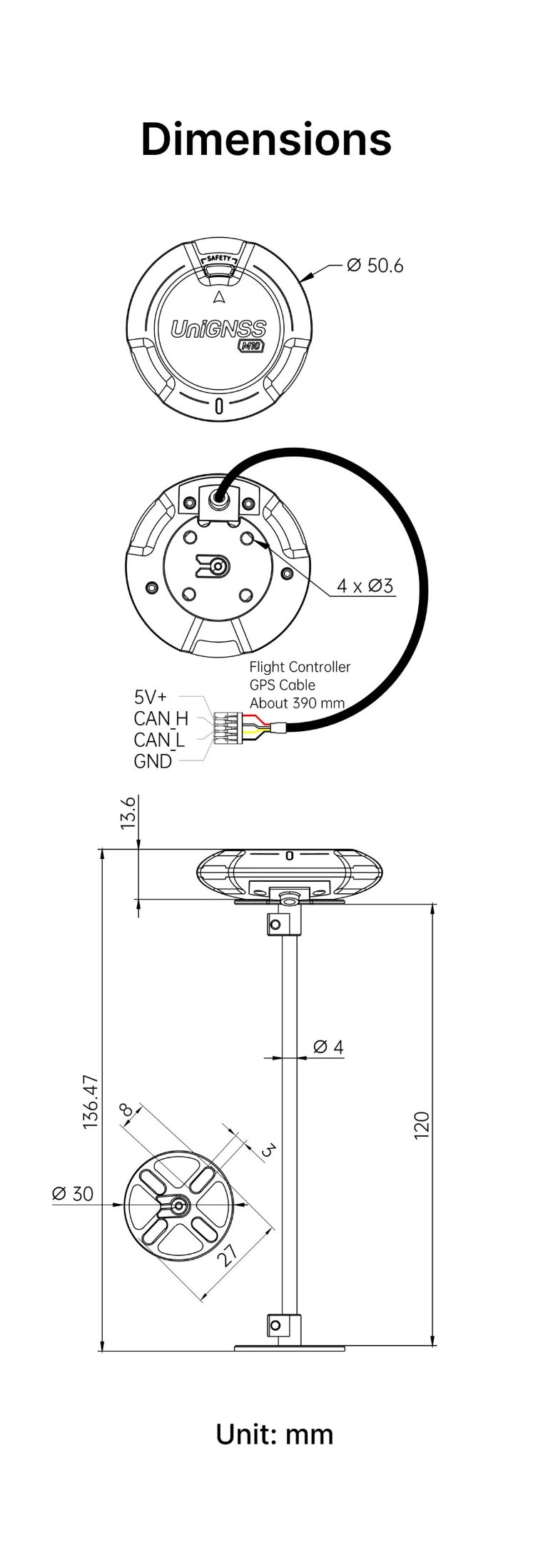 SIYI UniGNSS M10 GNSS Modülü