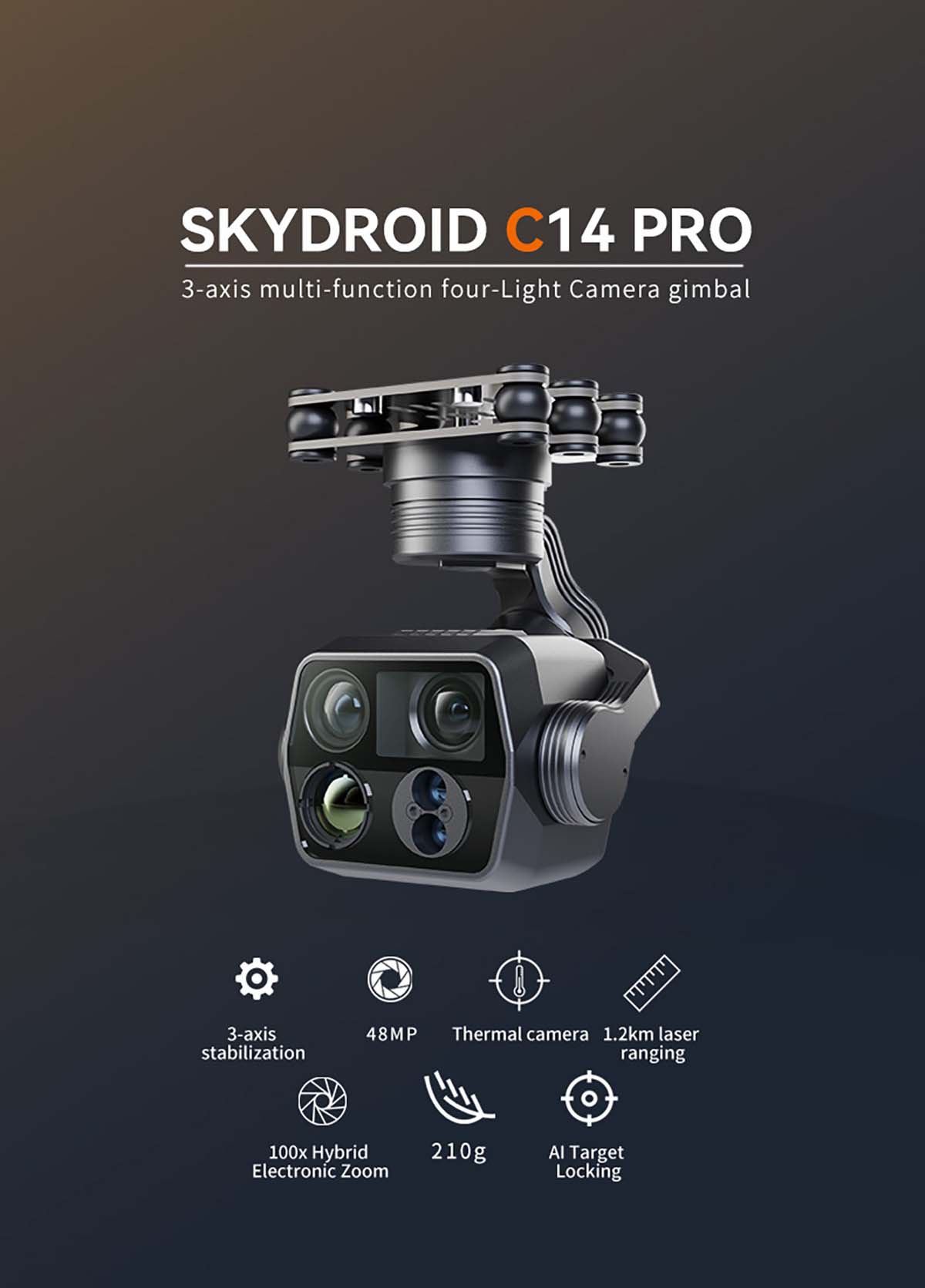SKYDROID C14 Pro Gimbal Kamera