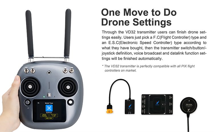 SIYI VD32 Agriculture FPV Remote Controller