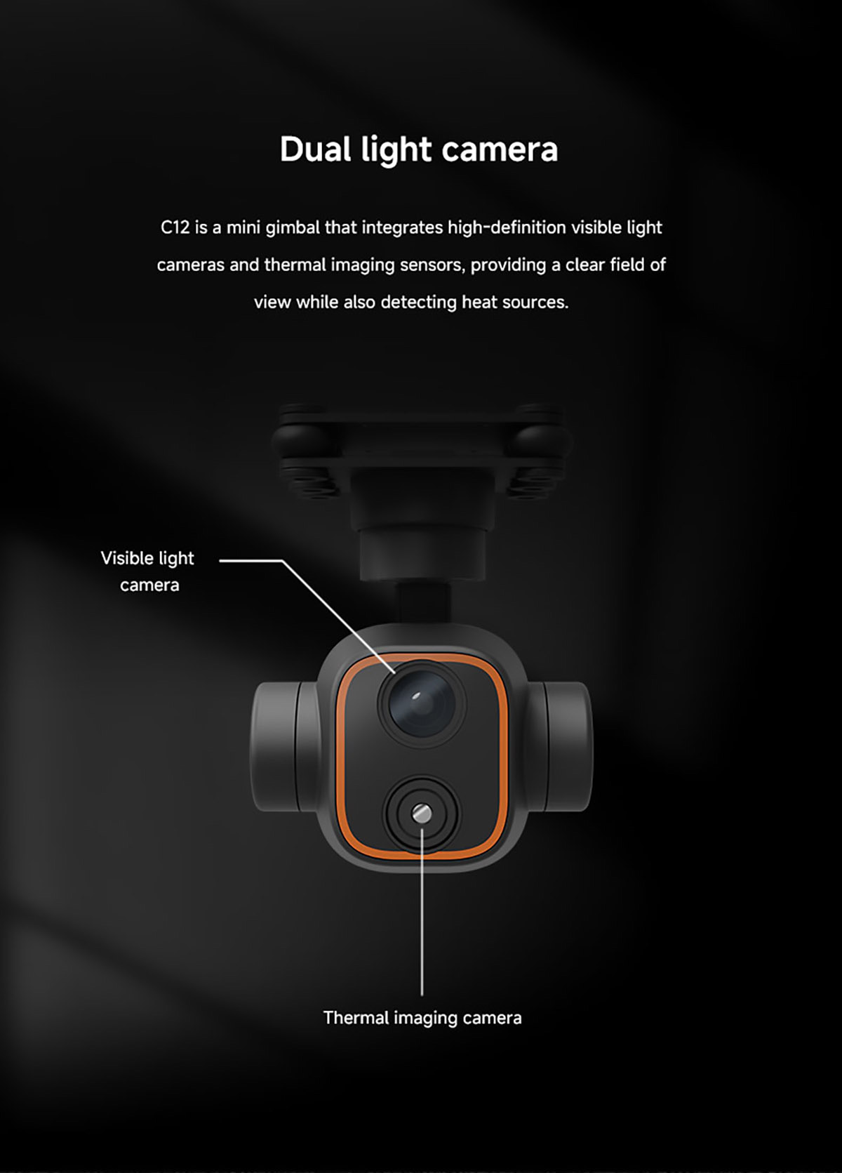 Skydroid C12 Three-Axis Stabilized Gimbal