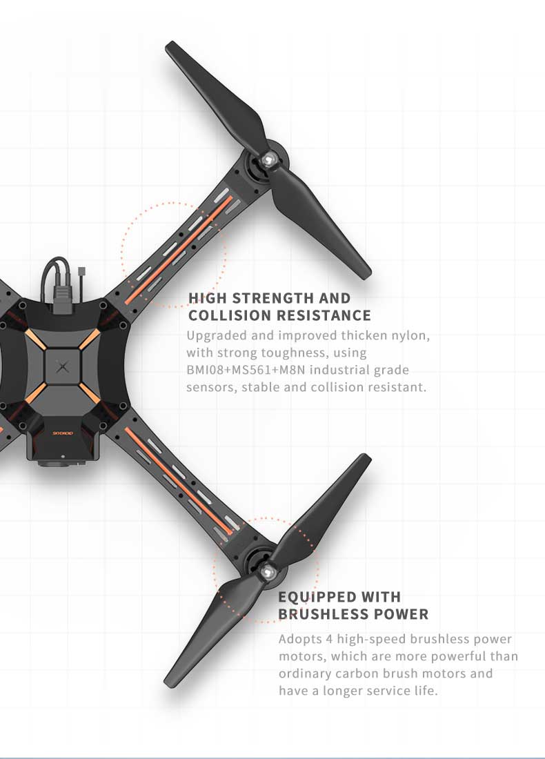 SKYDROID MX450 Quadcopter — MX450 Profesyonel Set-1 Pil