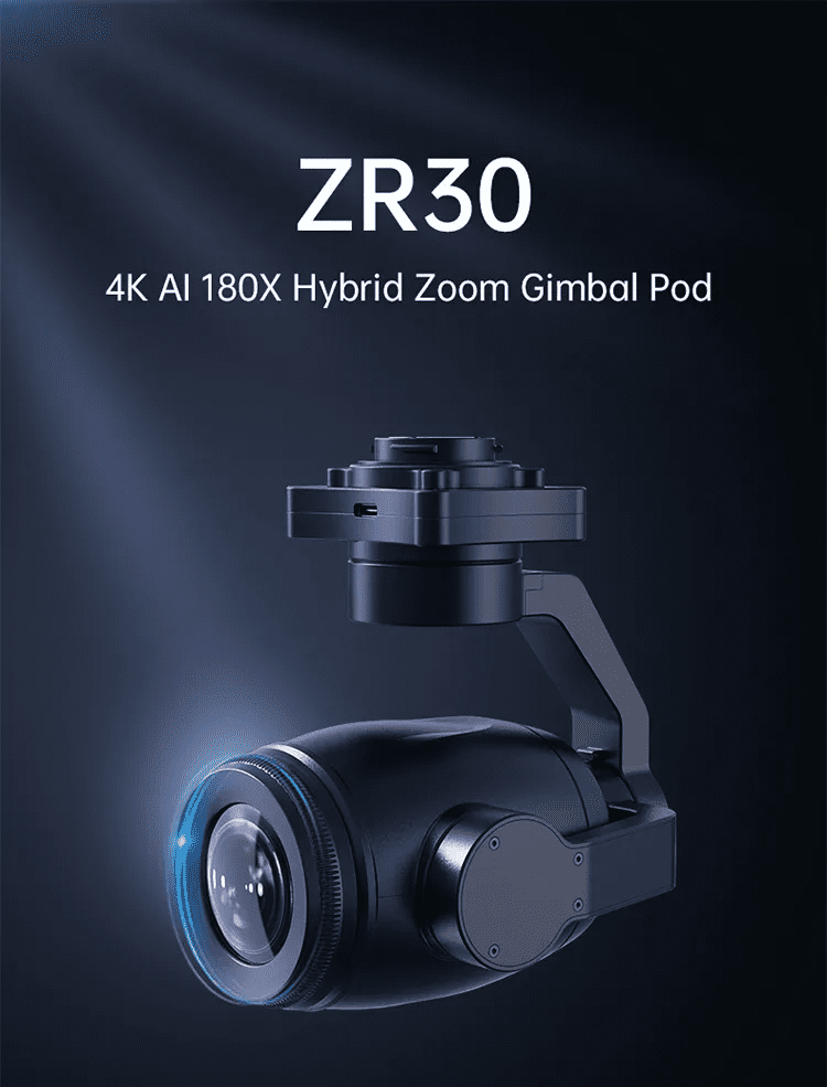 SIYI ZR30 4K 180X Hibrit Yakınlaştırmalı Gimbal Kamera