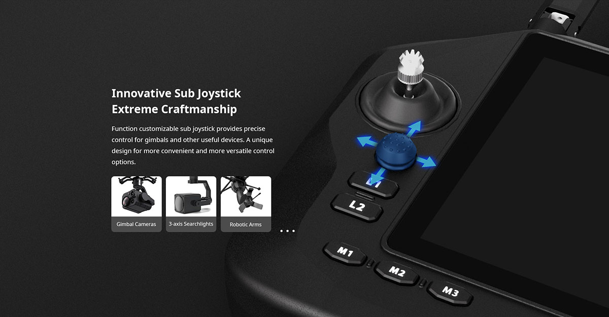 SIYI UniRC 7 / 7 Pro Uzaktan Kumanda — SIYI UniRC 7 (2.4 GHz)