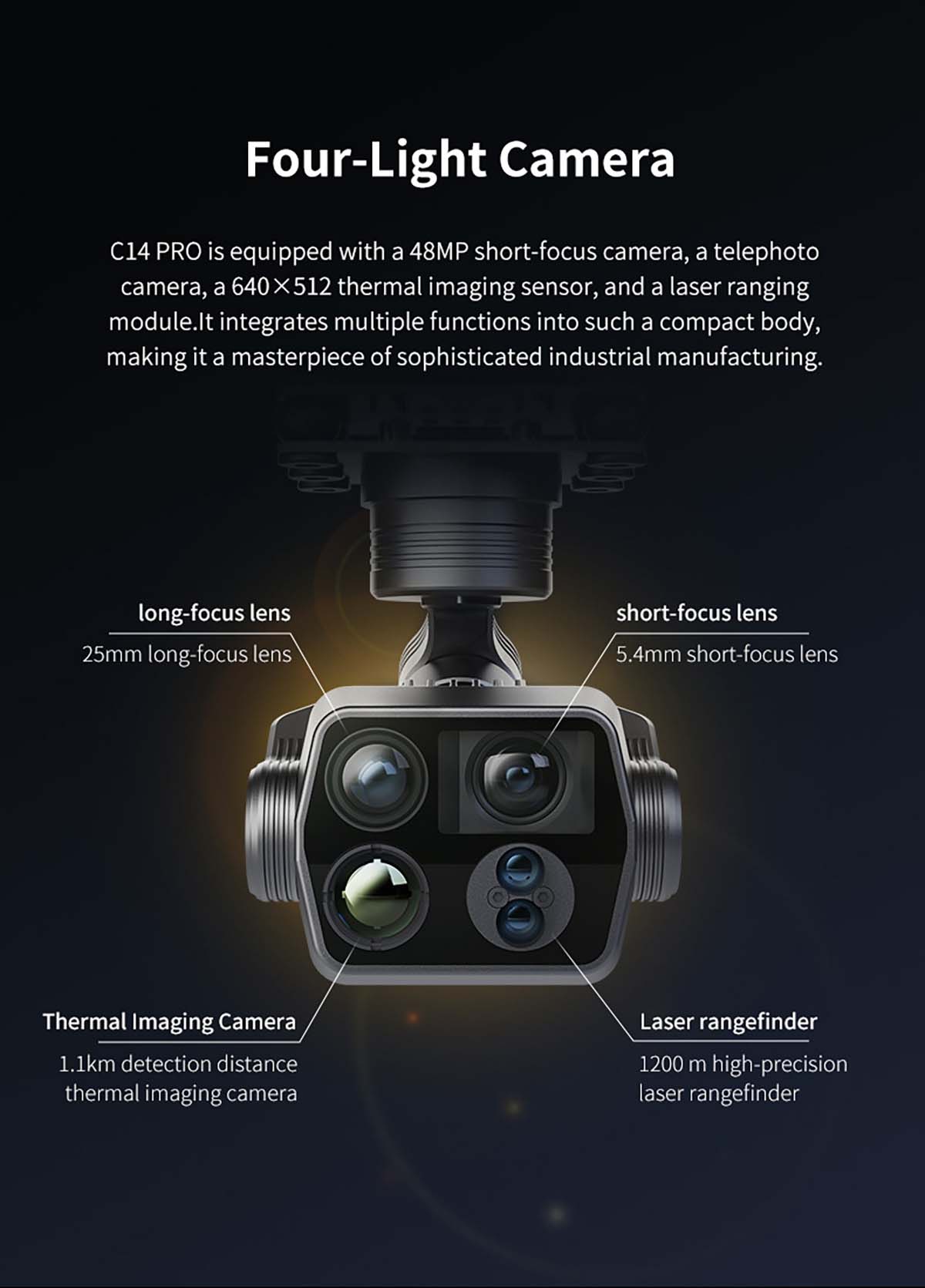 SKYDROID C14 Pro Gimbal Kamera