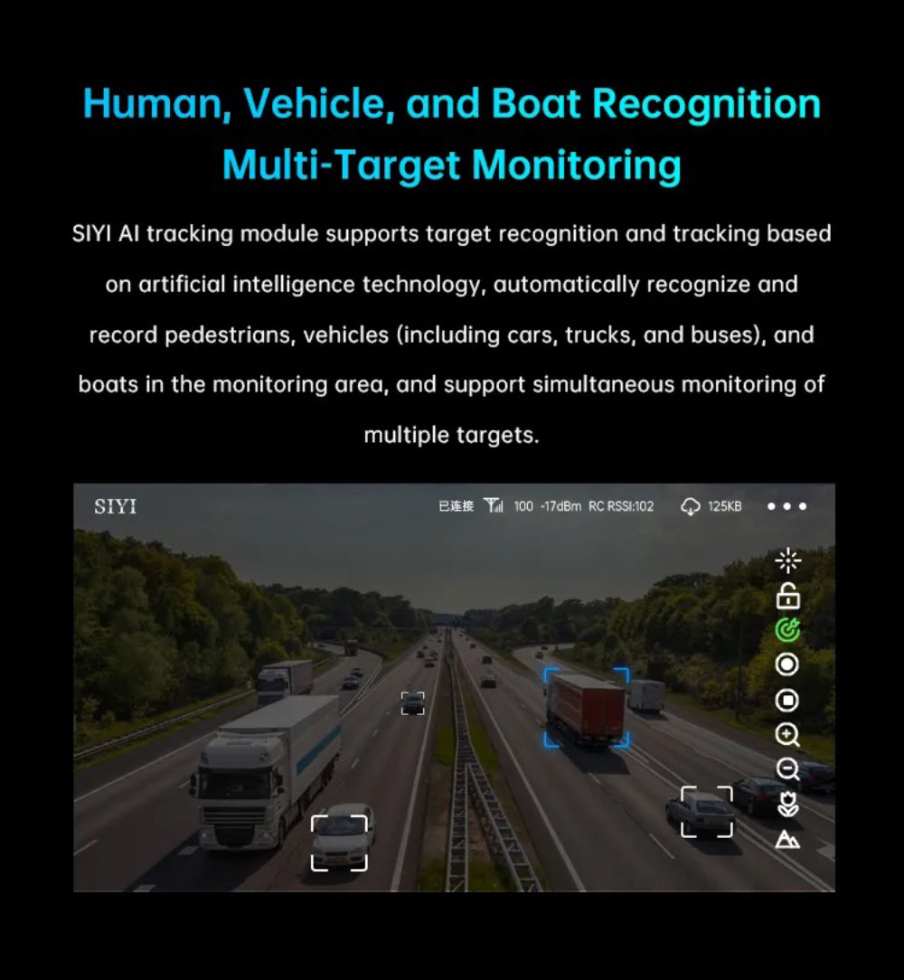 SIYI AI Tracking Yapay Zekâ Takip Modülü