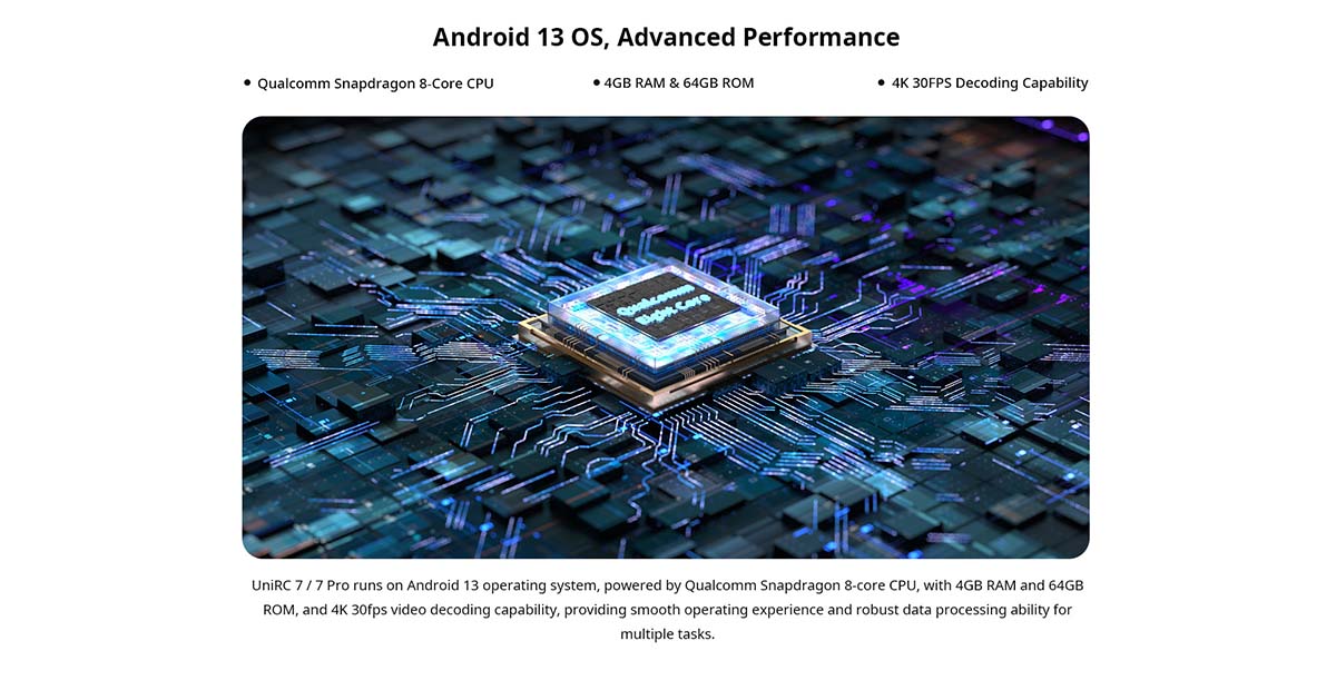 SIYI UniRC 7 / 7 Pro Uzaktan Kumanda — SIYI UniRC 7 (2.4 GHz)