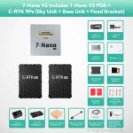 CUAV 7-Nano V2 Uçuş Kontrolcüsü ve Aksesuar Setleri — 7-Nano V2 Kontrolcü + C-RTK 9 Ps(Gezici Birim, Baz Birimi, Standlı Set)