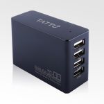 Tattu 34W 4 Portlu USB AC Adaptör 6.8A Wall Charger for iPhone, iPad, Samsung, Smartphones and Tablets