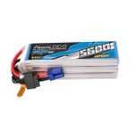 Gens ace 5600mAh 6S 80C 22.8V(HV) LiPo Batarya | EC5 Konnektör | Sport