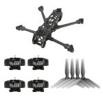 FlyFishRC Atlas 4 O4 Pro Gövde Flash 1804 Motor HQ T4x2x3 Pervane Bundle Kit — 2450KV