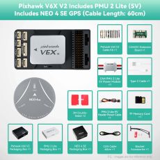 CUAV Pixhawk V6X V2 Uçuş Kontrolcüsü ve Aksesuar Setleri — Pixhawk V6X V2 Kontrolcü + NEO 3 Pro GNSS Modülü