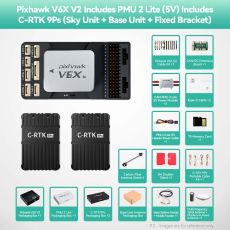CUAV Pixhawk V6X V2 Uçuş Kontrolcüsü ve Aksesuar Setleri — Pixhawk V6X V2 Kontrolcü + NEO 4 SE GNSS Modülü