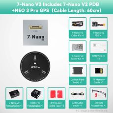 CUAV 7-Nano V2 Uçuş Kontrolcüsü ve Aksesuar Setleri — 7-Nano V2 Kontrolcü + C-RTK 9 Ps(Baz Birimi) & C-RTK 2HP(Gezici Birim)