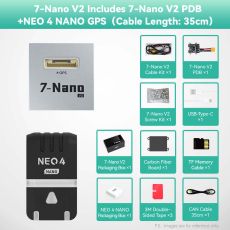 CUAV 7-Nano V2 Uçuş Kontrolcüsü ve Aksesuar Setleri — 7-Nano V2 Kontrolcü + C-RTK 9 Ps(Gezici Birim, Baz Birimi, Standlı Set)