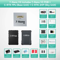 CUAV 7-Nano V2 Uçuş Kontrolcüsü ve Aksesuar Setleri — 7-Nano V2 Kontrolcü + C-RTK 9 Ps(Gezici Birim, Baz Birimi, Standlı Set)