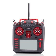 RadioMaster TX16S Mark II Max Uzaktan Kumanda (M2) — 4-in-1 (LBT) / AG01 Hall Sensörlü Kumanda Kol Mekanizması / Karbon Fiber Kırmızı