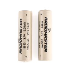 RadioMaster 18650 3200mAh 3.7V Pil (2Adet) için TX16S / Boxer / TX12/ Pocket / MT12 Kumandalar — 2500mAh