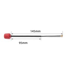 FlyFishRC Dual-Band 5.8Ghz/2.4Ghz UFL Anten Uyumlu DJI O3 — Siyah / 145mm