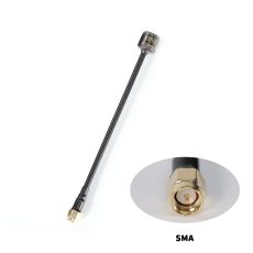 FlyFishRC Osprey 5.8Ghz 130mm SMA Anten - LHCP — Şeffaf Siyah