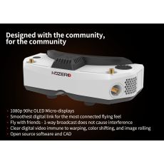 HDZero Goggle 2 – White, Goggles only