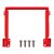 RadioMaster Boxer Ayarlanabilir Uzunluklu CNC Metal Katlanır Stand / Tutamak — Kırmızı