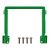 RadioMaster Boxer Ayarlanabilir Uzunluklu CNC Metal Katlanır Stand / Tutamak — Yeşil