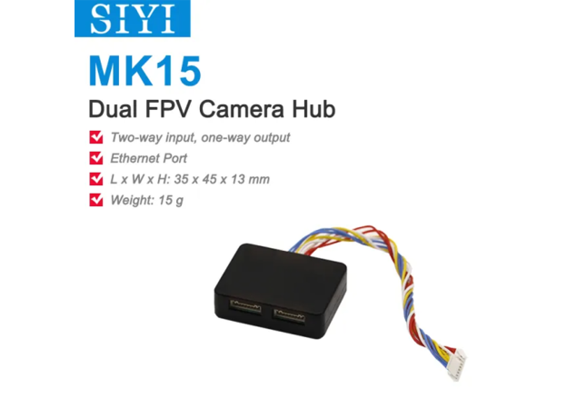 SIYI Bir Giriş İki Çıkış Ethernet Çoklayıcı