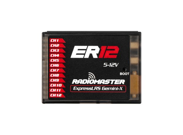 RadioMaster ER12 PWM - Çift Bant GEMINI ve GEMINI-X Alıcı — Uluslararası