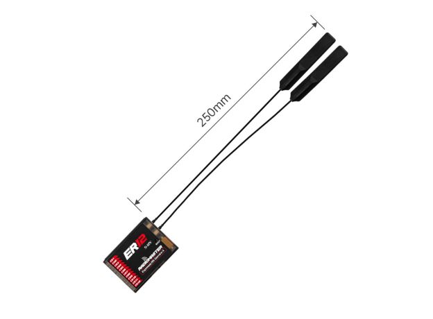 RadioMaster ER12 PWM - Çift Bant GEMINI ve GEMINI-X Alıcı — LBT