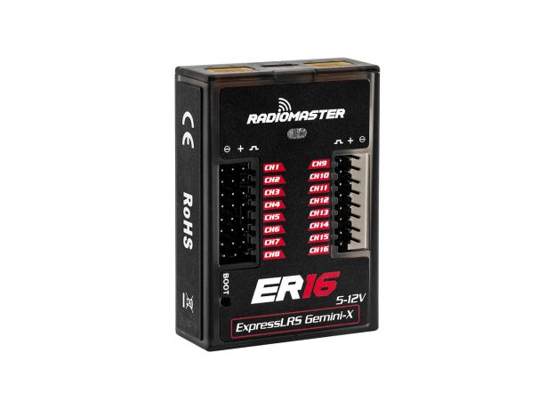 RadioMaster ER16 PWM - Çift Bant GEMINI ve GEMINI-X Alıcı — LBT