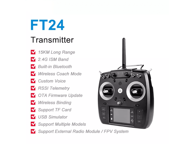 SIYI FT24 Long Range Remote Controller — American hand / None