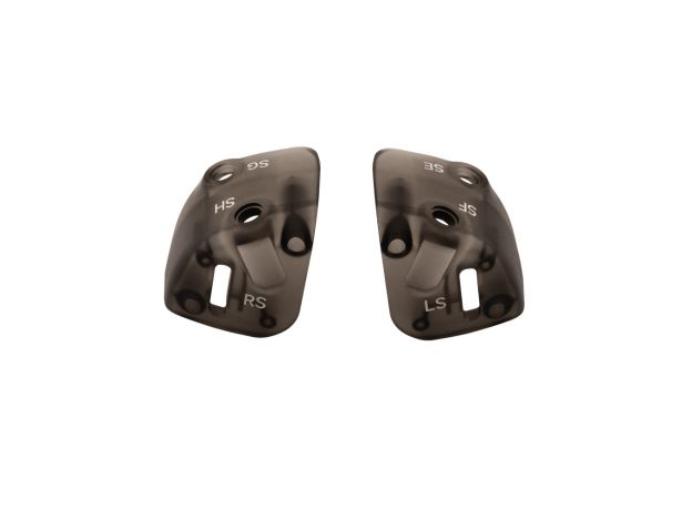 RadioMaster TX16S MK3 Yan Montaj Seti — Lack Yan Mount (No Hole) / Şeffaf Antrasit