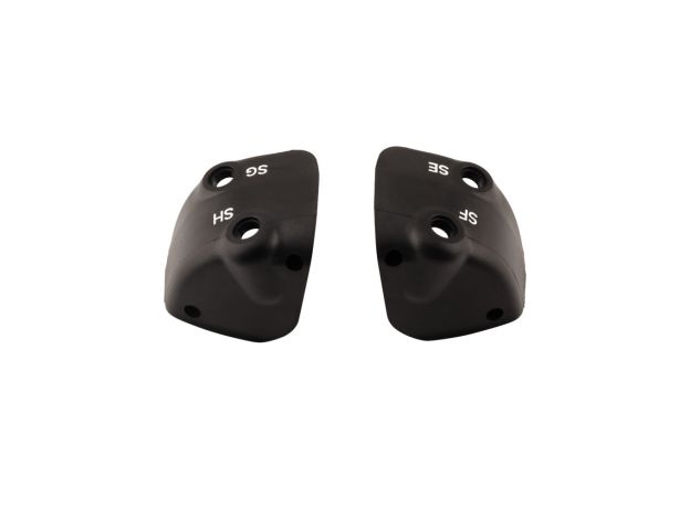 RadioMaster TX16S MK3 Yan Montaj Seti — Lack Yan Mount (No Hole) / Şeffaf Antrasit