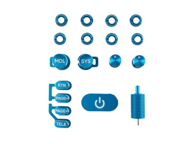 RadioMaster TX16S MK3 CNC Anodized Aluminium Switch Set — Red