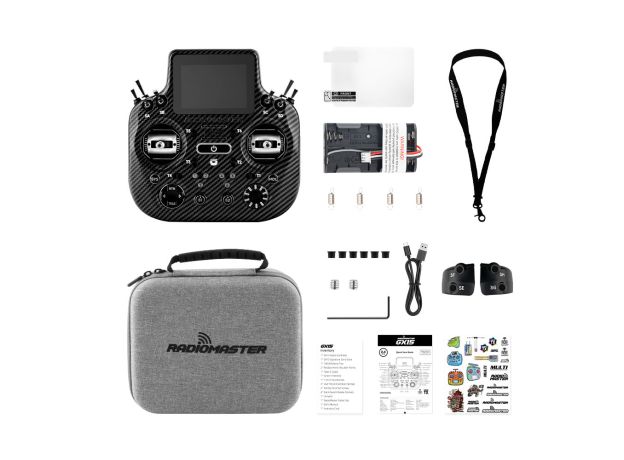 RadioMaster GX15 MAX Uzaktan Kumanda — LBT / ELRS / Altın
