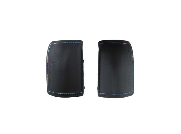 RadioMaster GX15 Side Grip Set — Leather / Black with Red Stitching