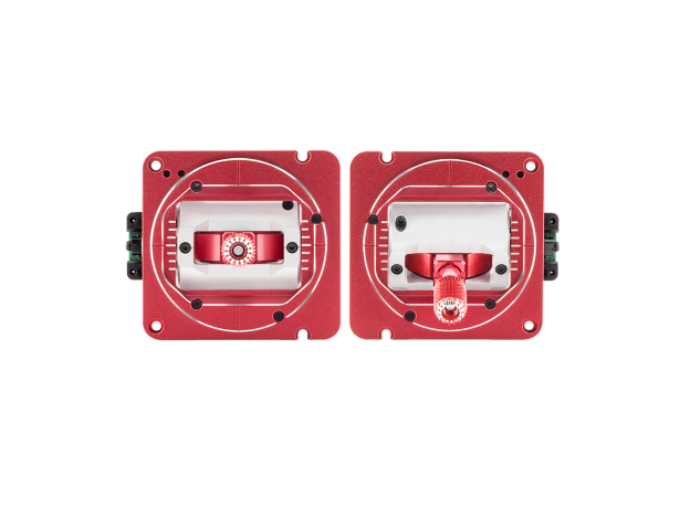RadioMaster AG02 CNC Hall Gimbals for GX15 & TX15 & TX16S & Boxer Radio — Black / Set