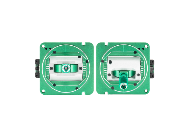 RadioMaster AG02 CNC Hall Gimbals for GX15 & TX15 & TX16S & Boxer Radio — Green / Set