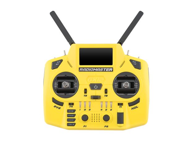 RadioMaster GX12 Crush Radio Controller (ELRS / M2) — Frost White